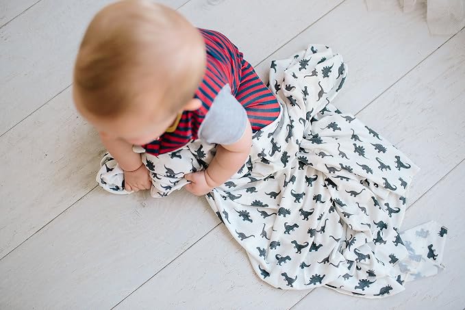 Copper Pearl Swaddle Blankets for Newborns | Soft Stretchy Receiving Blankets - Image 5