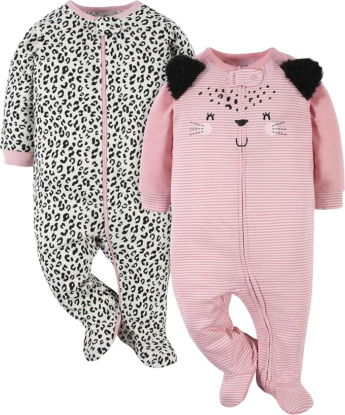 Gerber Baby Girls 2-Pack Sleep ‘N Play by Gerber