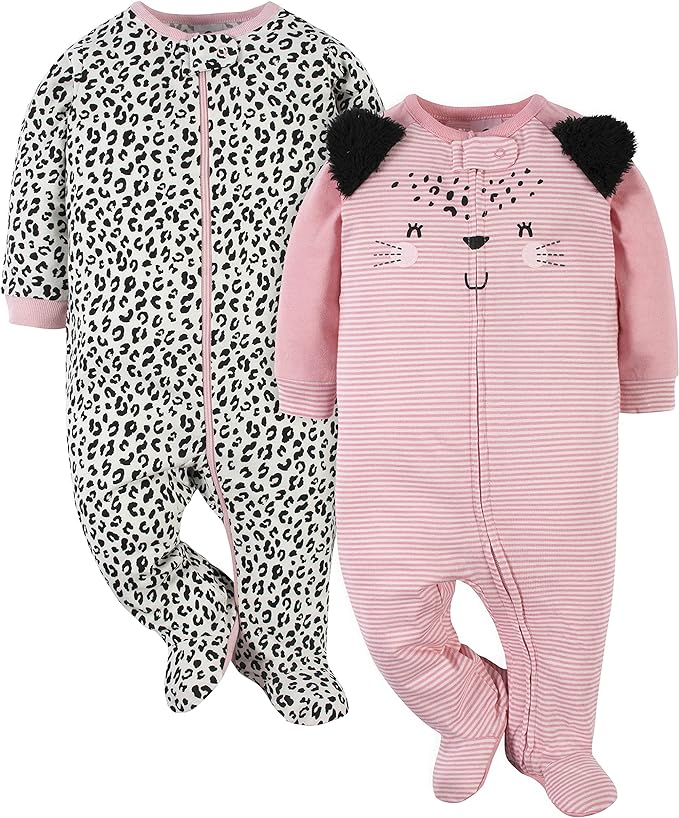 Gerber Baby Girls 2-Pack Sleep ‘N Play by Gerber