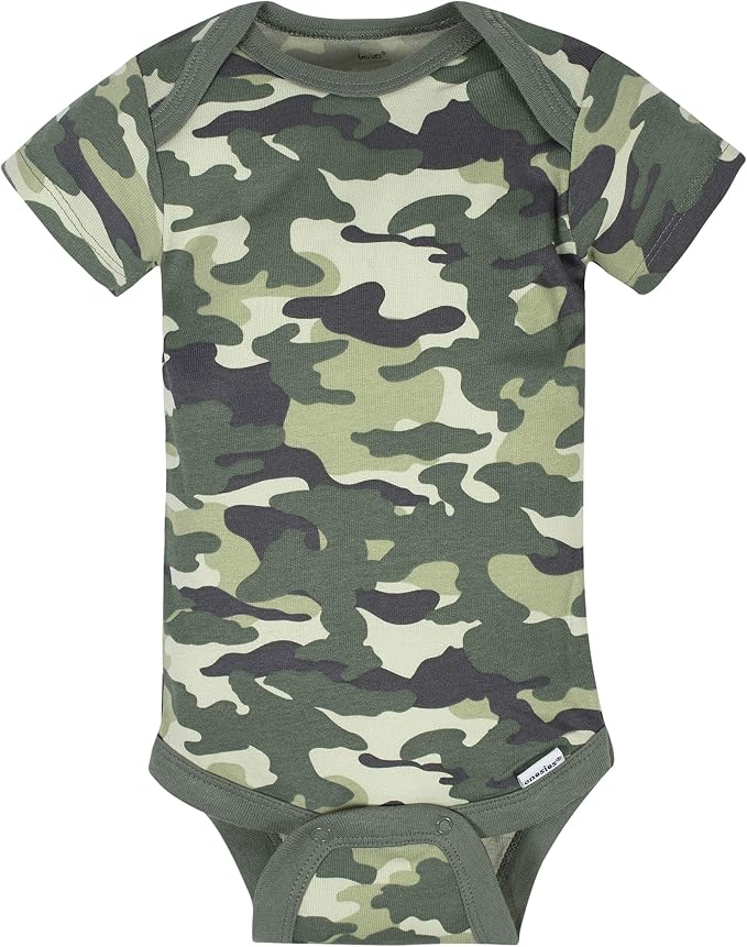 Gerber Baby Boys 8-Pack Short Sleeve Onesies Bodysuits - Image 6
