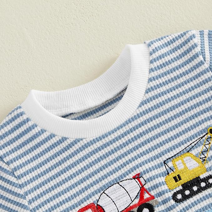 Newborn Baby Boy Girl Summer Clothes Funny Print Sweatshirt Romper Oversized - Image 5