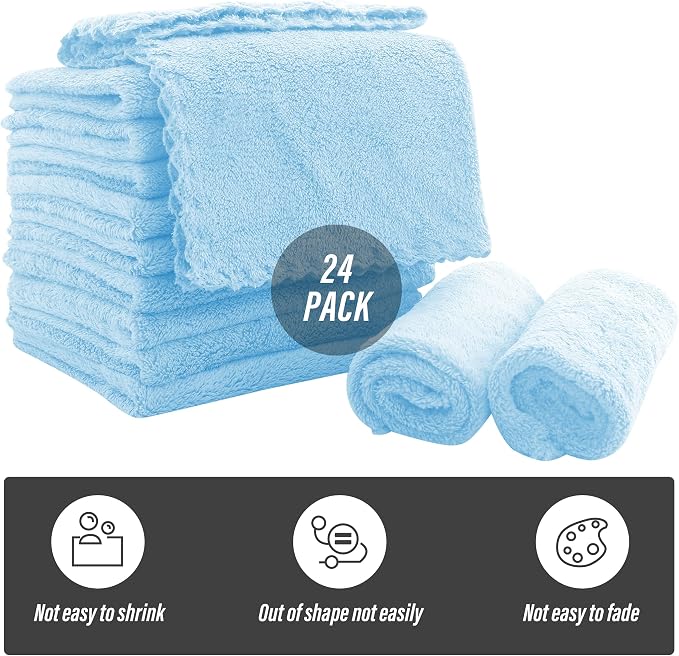 Sunny zzzZZ Ultra Soft 24 Pack Baby Washcloths - Image 2