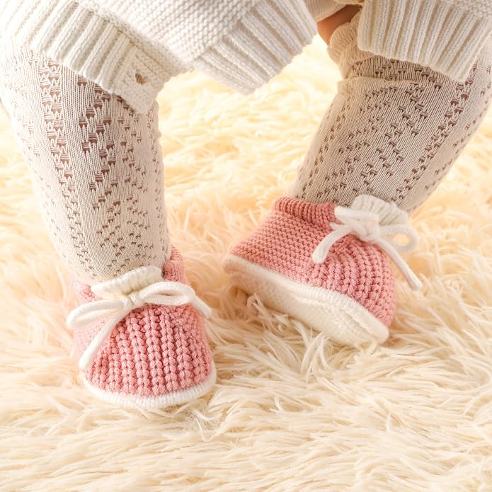 Baby Booties Infant Booties Knit Newborn Shoes - Image 4