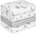 GLLQUEN BABY Muslin Swaddle Blankets 4Pk Receiving Blanket Large 35" x 40" | by GLLQUENBABY