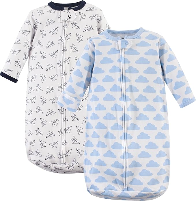 Hudson Baby Unisex Baby Cotton Long-Sleeve Wearable Sleeping Bag by HudsonBaby