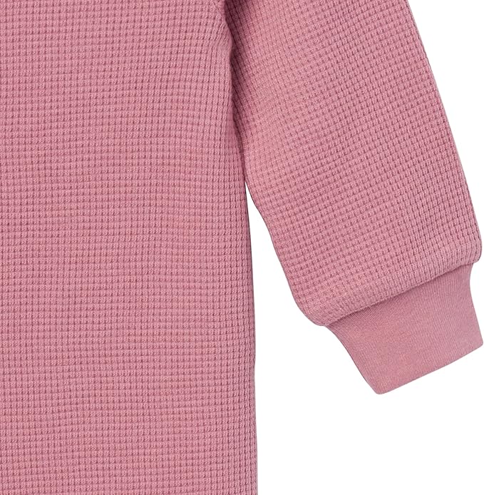 Modern Moments by Gerber Baby Henley Waffle Knit Romper - Image 4