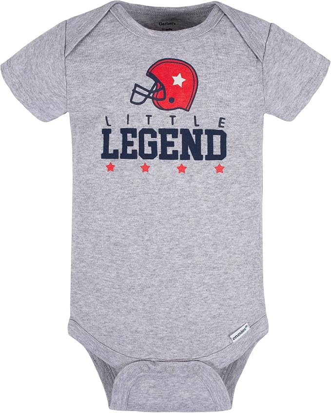 Gerber Baby Boys 8-Pack Short Sleeve Onesies Bodysuits - Image 3