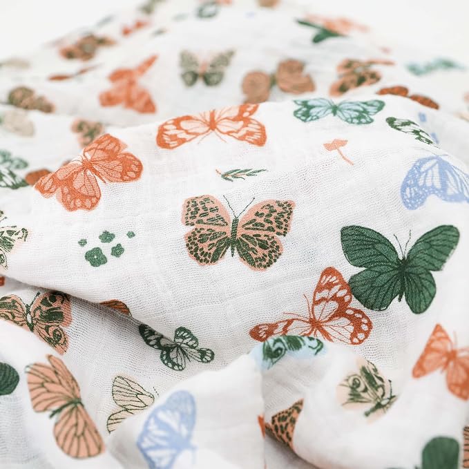 Little Unicorn Muslin Swaddle Blanket - Image 2