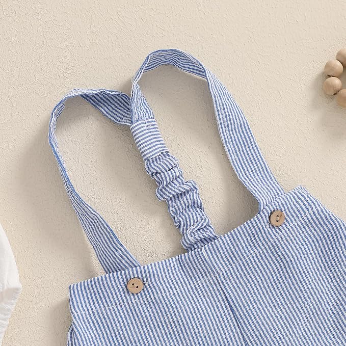 PUHHAPIEY Baby Boy Gentleman Wedding Outfit Dress Romper Suspender Pants | 0 3 - Image 6