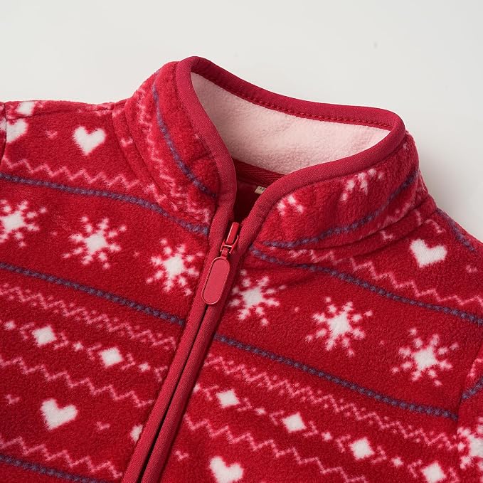 Toddler Boys Girls Fleece Jacket Lightweight Fall Spring 2-12 Years - Image 4