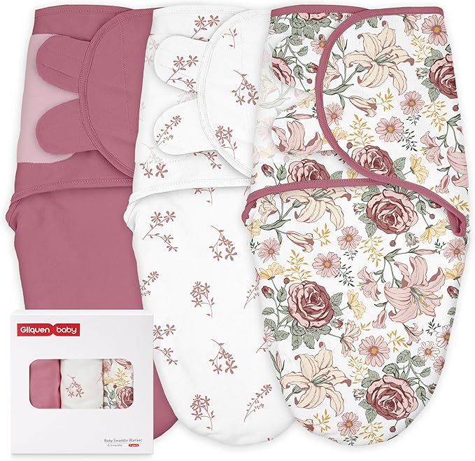 GLLQUEN BABY Swaddles for Newborns 0-3 Months, Adjustable & Easy Fastener | by GLLQUENBABY