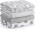 Muslin Swaddle Blankets for Newborn, Cotton Receiving Blanket | 4 Pack 100% by CivaruaKids