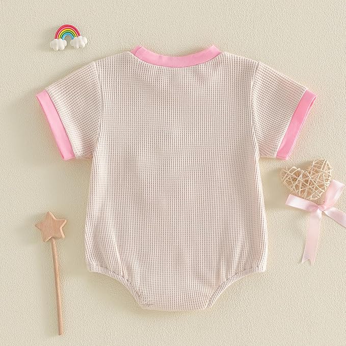 Newborn Baby Boy Girl Summer Clothes Funny Print Sweatshirt Romper Oversized - Image 8