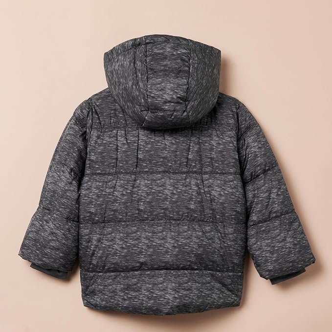 Amazon Essentials Babies, and Boys' Heavyweight Hooded Puffer Jacket - Image 3