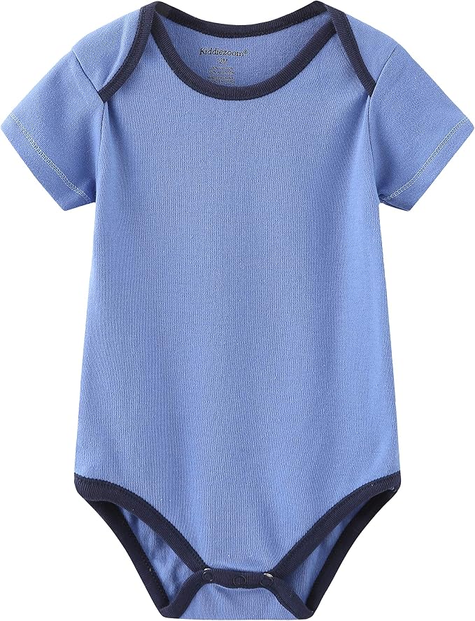 Kiddiezoom Newborn Baby Unisex Cotton One-Piece Bodysuits Baby Gift 5-Pack Baby - Image 4