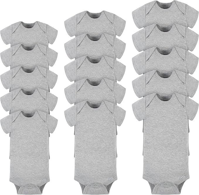 Gerber Unisex Baby 15 Piece Onesies Bodysuit Multi Size Pack by Gerber