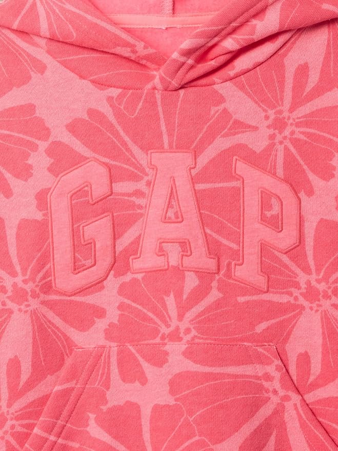 GAP Baby Girls' Playtime Favorite Logo Full Zip Hoodie Hooded Sweatshirt - Image 3