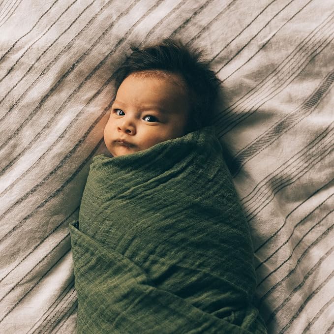Little Unicorn Premium Cotton Swaddle Baby Blanket | Breathable Fabric | - Image 6