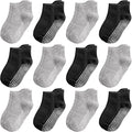 Tphon Non Slip Toddler Socks 12 Pairs Kids Grip Sock by TPHON