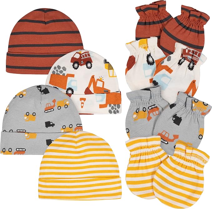 Gerber Baby Boys & Girls Cap and Mitten Sets by Gerber