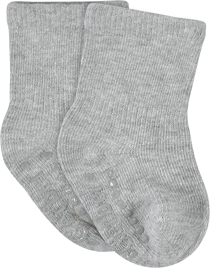Gerber baby-boys 8-pack Wiggle-proof Jersey Crew Socks - Image 2