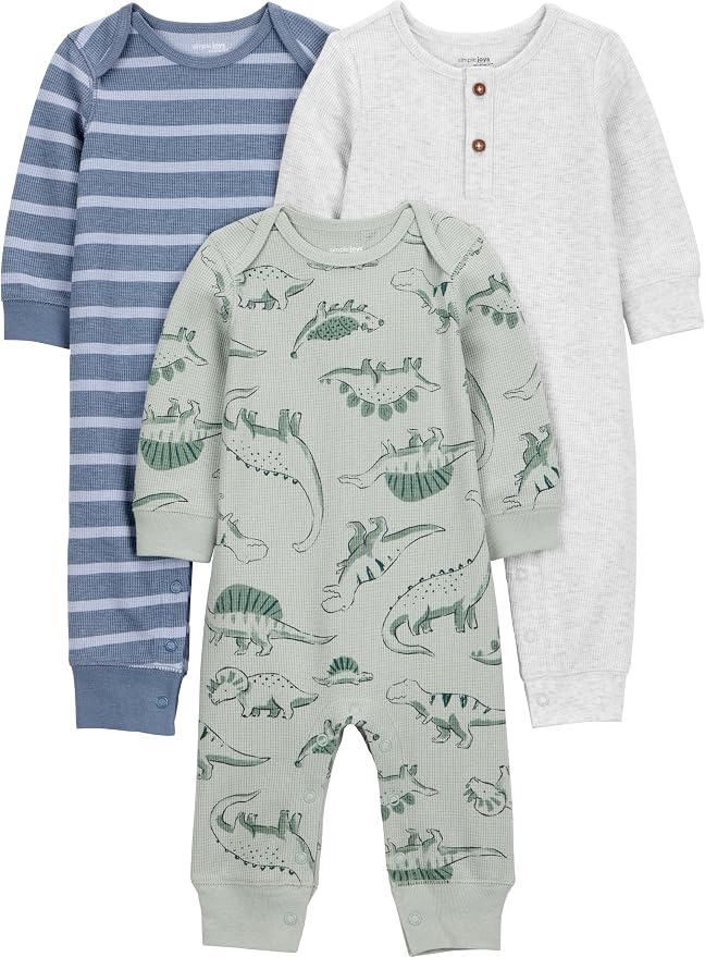 Simple Joys by Carter's Baby Boys 3-pack Jumpsuits by SimpleJoysbyCarters