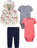 Simple Joys by Carter's Baby Girls 4-piece Jacket, and Bodysuit Set by SimpleJoysbyCarters