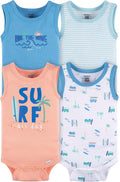 Gerber Baby Boys Multi-Pack Sleeveless Onesies Bodysuit by Gerber