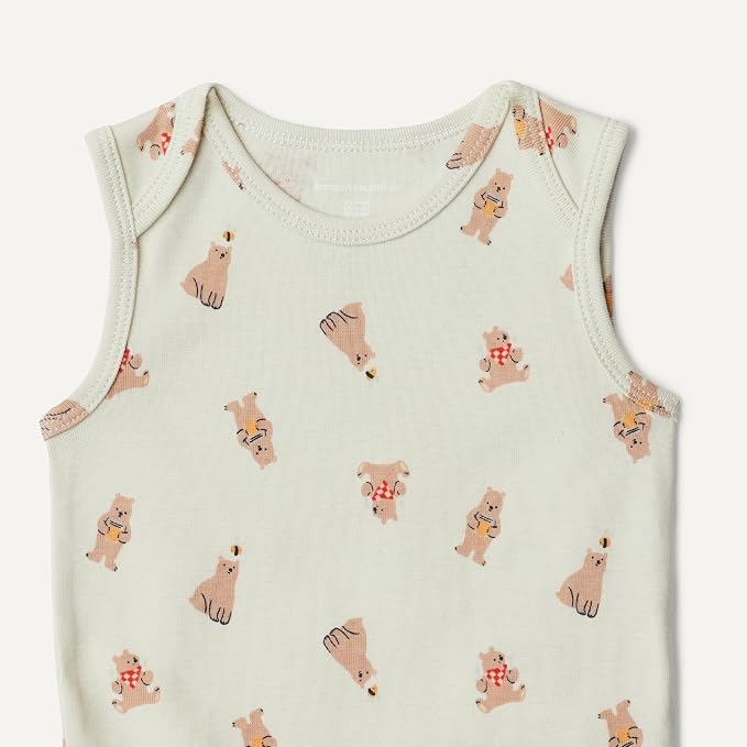 Amazon Essentials Unisex Babies' Sleeveless Cotton Rib Bodysuits - Image 4