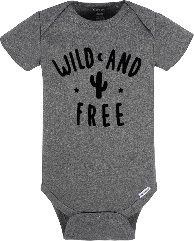 Gerber Baby Boys & Girls 8-Pack Short Sleeve Onesies Bodysuits - Image 2