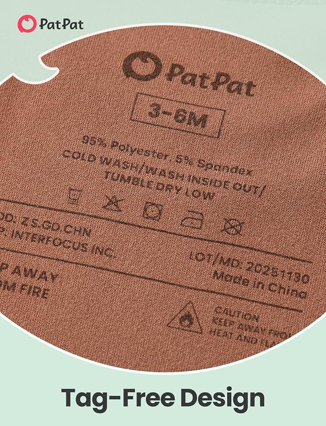 PATPAT Baby Sleeper Gown with Hat - Image 6