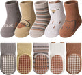 TRUEHAN 5 Pairs Toddler Non Slip Socks by TRUEHAN