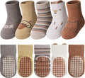 TRUEHAN 5 Pairs Toddler Non Slip Socks by TRUEHAN