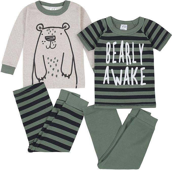 Gerber Baby Boys 4 Piece Pajama Set by Gerber