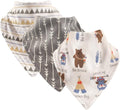 Luvable Friends Unisex Baby Cotton Bandana Bibs by Luvable+Friends