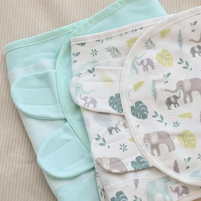 Cotton Swaddles for Newborn, Baby Newborn Swaddle 0-3 Month | 2-Pack Soft - Image 5
