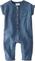 little planet by carter's Unisex Baby Waffle Knit Button-Front Jumpsuit made by LittlePlanet
