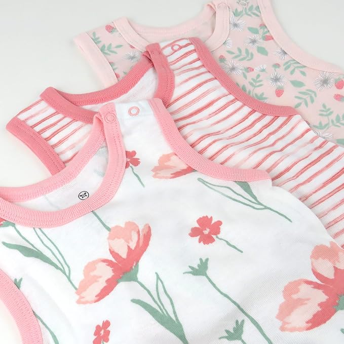 HonestBaby baby-boys Sleeveless Bodysuits One-piece 100% Organic Cotton - Image 5