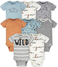 Gerber unisex-baby 8-pack Short Sleeve Onesies Bodysuits