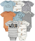 Gerber Baby Boys 8-Pack Short Sleeve Onesies Bodysuits by Gerber