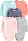 Simple Joys by Carter's Baby Girls 5-pack Long-sleeve Bodysuit by SimpleJoysbyCarters
