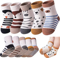 LANLEO Baby Toddler Socks with Grips Baby Toddlers Girls Boys Non Slip Grip by LANLEO
