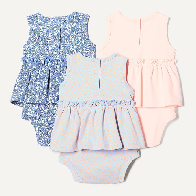 Amazon Essentials Baby Girls' Sleeveless Bodysuit Dress - Image 3