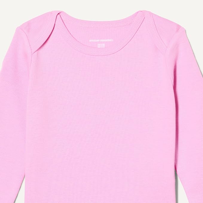 Amazon Essentials Unisex Babies' Long-Sleeve Cotton Bodysuits - Image 4
