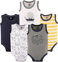 Hudson Baby Unisex Baby Cotton Sleeveless Bodysuits by HudsonBaby