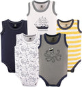 Hudson Baby Unisex Baby Cotton Sleeveless Bodysuits by HudsonBaby
