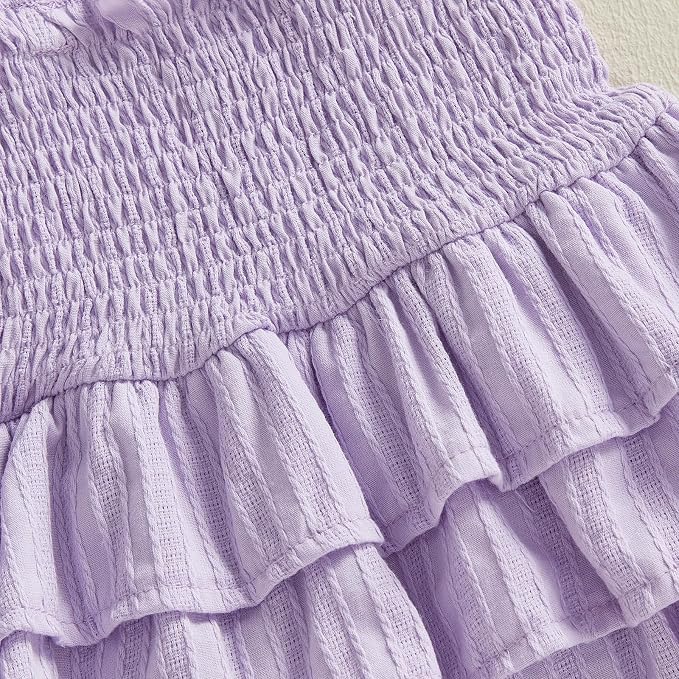 Newborn Baby Girl Summer Clothes Plaid Ruffle Bodysuits Onesie Infant Girl - Image 5