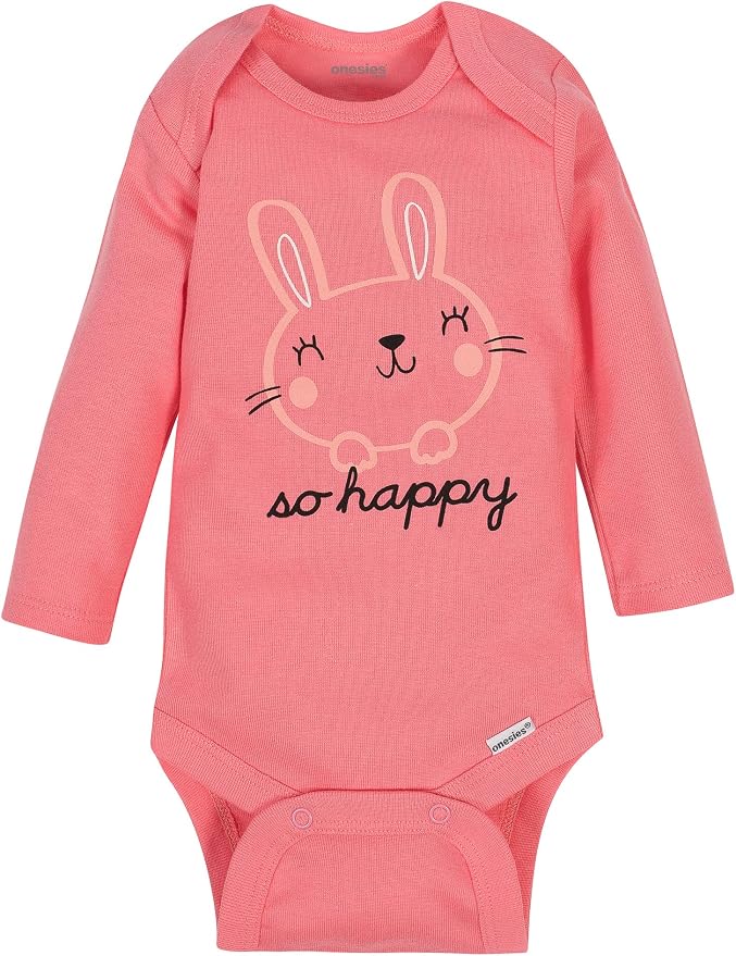 Onesies Brand Baby Boys & Girls 6-Pack Long Sleeve Bodysuits - Image 2