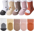 TRUEHAN 5 Pairs Toddler Non Slip Socks by TRUEHAN