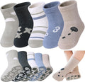 LANLEO Baby Toddler Socks with Grips Baby Toddlers Girls Boys Non Slip Grip by LANLEO